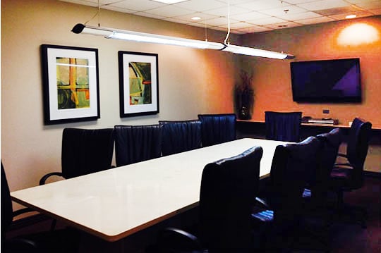 Photo of the firm's conference room